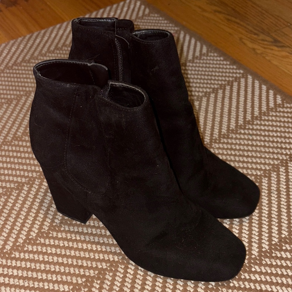 Marc Fisher Black Ankle Booties